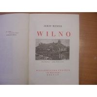 Cuda Polski - Wilno - Jerzy Remer reprint