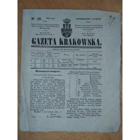 Gazeta Krakowska nr. 25 1841 r.