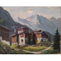 Pejzaż alpejski - Hermann 1948 r.