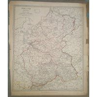 Polska Poland Królestwo Polskie mapa Baldwin & Cradock Londyn 1831 r.